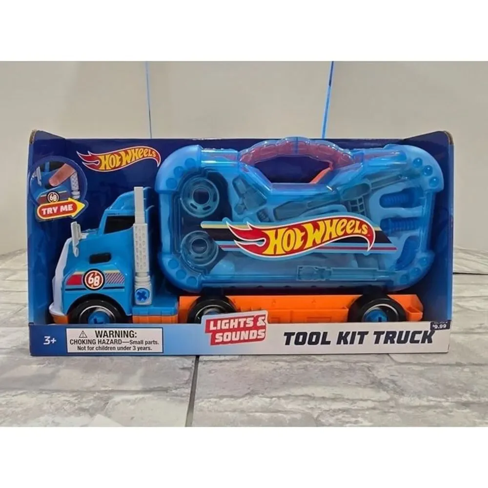 Hot Wheels HW Kids Lights and Sounds Tool KIT Truck‎ NEW